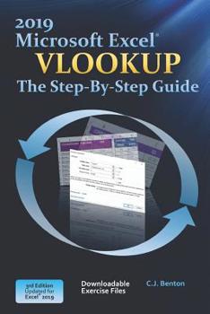 Paperback Excel 2019 Vlookup The Step-By-Step Guide Book