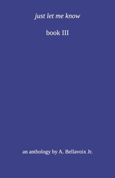 Paperback just let me know Book