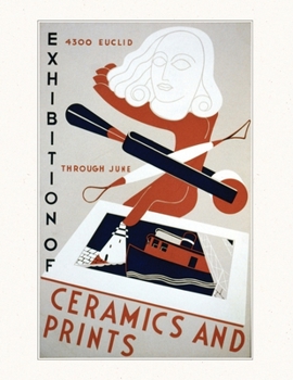 Ceramics and Prints: Scrapbook • Dot Grid Paper • Art Cover Design • WPA Federal Art Project • Ohio 1938