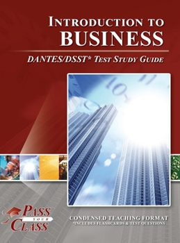 Hardcover Introduction to Business DANTES / DSST Test Study Guide Book