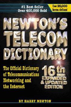 Paperback Newton's Telecom Dictionary Book