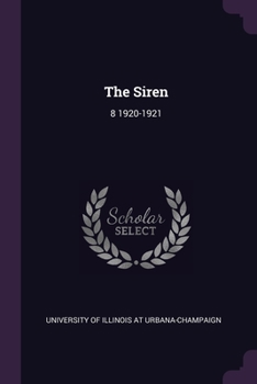 Paperback The Siren: 8 1920-1921 Book