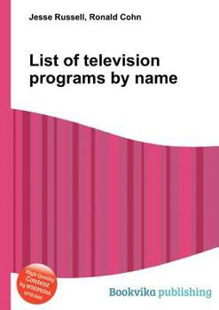 Paperback List of Television Programs by Name Book