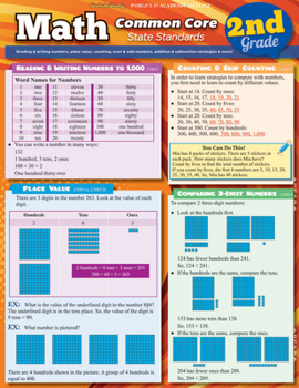 Cards Math Common Core 2nd Grade Book