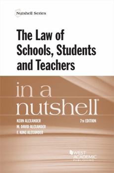 Paperback The Law of Schools, Students and Teachers in a Nutshell (Nutshells) Book
