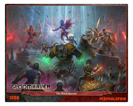 Misc. Gloomhaven Puzzle - The Black Barrow (1000pc) Book