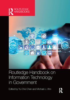 Paperback Routledge Handbook on Information Technology in Government Book