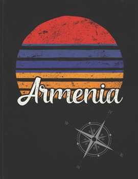 Armenia: Armenian Vintage Flag Personalized Retro Gift Idea for Coworker Friend or Boss  Undated Planner Daily Weekly Monthly Calendar Organizer Journal