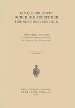 Paperback Ein Querschnitt Durch Die Arbeit Der Tübinger Nervenklinik [German] Book