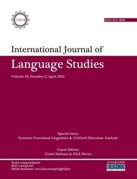 Paperback International Journal of Language Studies (IJLS) - volume 10(2) Book