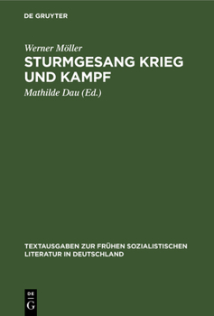 Hardcover Sturmgesang Krieg Und Kampf [German] Book