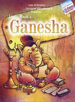 Hardcover Little Monk's Ganesha [With Stickers] Book