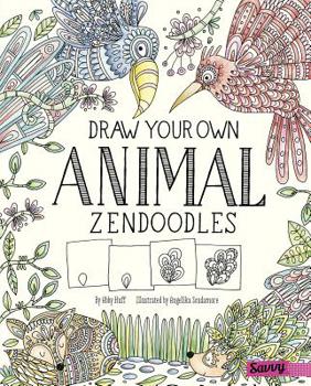 Hardcover Draw Your Own Animal Zendoodles Book