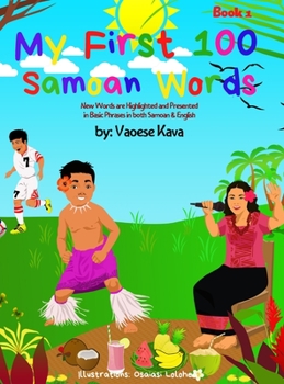 Hardcover My First 100 Samoan Words Book 1 Book