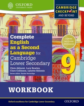 Paperback Complete English as a Second Language for Cambridge Secondary 1 Student Workbook 9 & CD Book