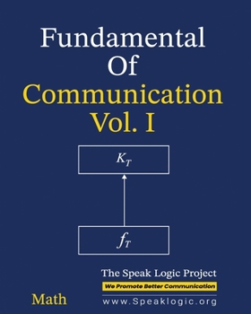 Paperback Fundamental of Communication Vol. I Math Book