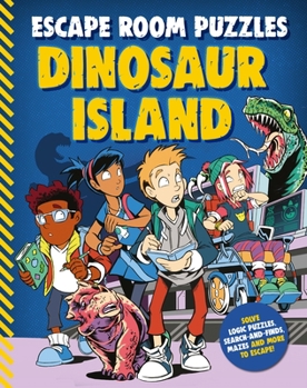 Paperback Escape Room Puzzles: Dinosaur Island Book