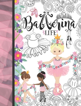 Ballerina Life: Ballet Gift For Girls - Art Sketchbook Sketchpad Activity Book For Kids To Draw And Sketch In