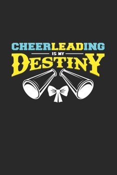 Cheerleading is my destiny: 6x9 Cheerleading | grid | squared paper | notebook | notes