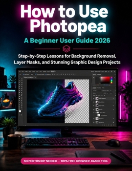 Paperback How to Use Photopea: A Beginner User Guide 2026: Step-by-Step Lessons for Background Removal, Layer Masks, and Stunning Graphic Design Projects Book