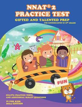 Paperback Gifted and Talented: NNAT Practice Test Prep for Kindergarten and 1st Grade: with additional OLSAT Practice Book