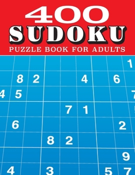 Paperback 400 Sudoku Puzzle Book for Adults Book