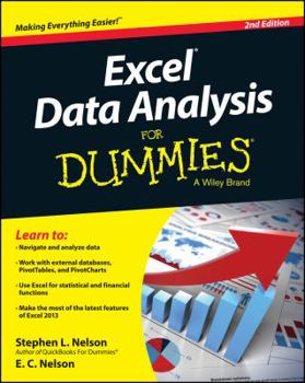Paperback Excel Data Analysis for Dummies Book