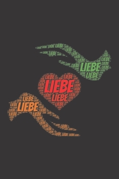 Liebe: Notizblock | Notizbuch | DIN A5, 120 Seiten | Liniert, Lined, Linien | Notizen, Termine, Planer, Tagebuch, Organisation | Wortwolke Geschenk (German Edition)