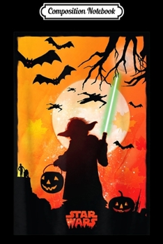 Paperback Composition Notebook: Yoda Silhouette Halloween Journal/Notebook Blank Lined Ruled 6x9 100 Pages Book