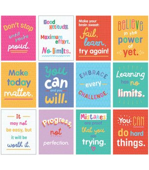 Misc. Mini Posters: Growth Mindset Quotes Book