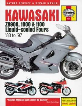 Paperback Kawasaki Zx900, 1000 & 1100 Ninjas, '83-'97 Book