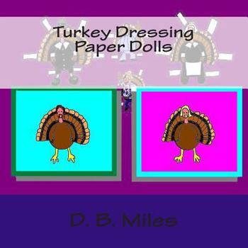 Paperback Turkey Dressing Paper Dolls Book