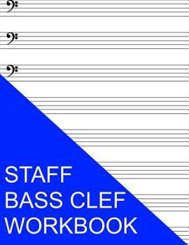 Paperback Staff Bass Clef Workbook Book