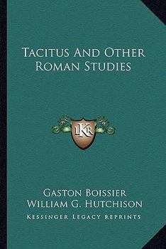 Paperback Tacitus And Other Roman Studies Book