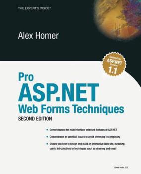Paperback Pro ASP.NET Web Forms Techniques Book
