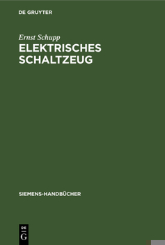 Hardcover Elektrisches Schaltzeug [German] Book