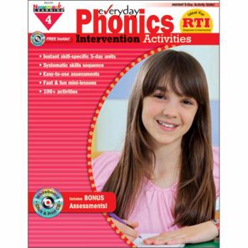 Everyday Intervention Activities for Phonics Grade 4 w/CD