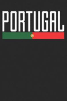 Paperback Notebook: Portugal Dot Grid 6x9 120 Pages Book