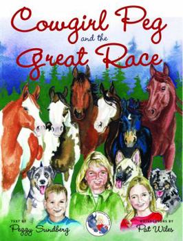 Hardcover Cowgirl Peg and the Great Race Book