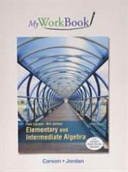 Paperback Myworkbook for Elementary and Intermediate Algebra Book