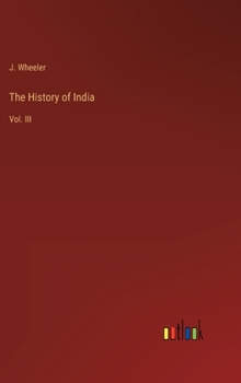 Hardcover The History of India: Vol. III Book