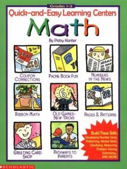 Paperback Math: Quick-And-Easy Learning Centers Book