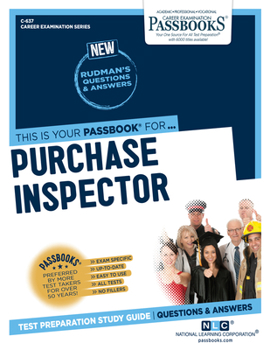 Paperback Purchase Inspector (C-637): Passbooks Study Guide Volume 637 Book