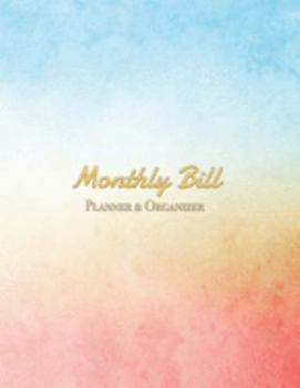Monthly Bill Planner&Organizer: Expense Finance Budget book By A Year & Daily calendar Bill Budgeting And Organizer Tracker Workbook journals Business ... at home. size 8.5"x11" with 140 pages