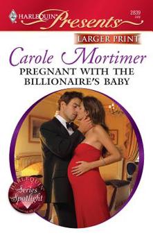 Mass Market Paperback Pregnant with the Billionaire's Baby [Large Print] Book