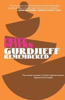 Paperback Gurdjieff Remembered Book