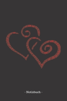 Liebe: Notizblock | Notizbuch | DIN A5, 120 Seiten | Liniert, Lined, Linien | Notizen, Termine, Planer, Tagebuch, Organisation | Wortwolke Geschenk (German Edition)