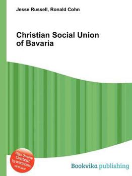 Paperback Christian Social Union of Bavaria Book