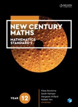 Paperback New Century Maths 12 Mathematics Standard 2 Student Book + 4 Access Codes Book