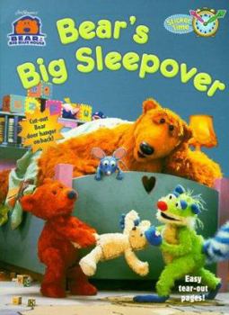 Paperback Bear in the Big Blue House: Bear's Big Sleepover [With Stickers] Book
